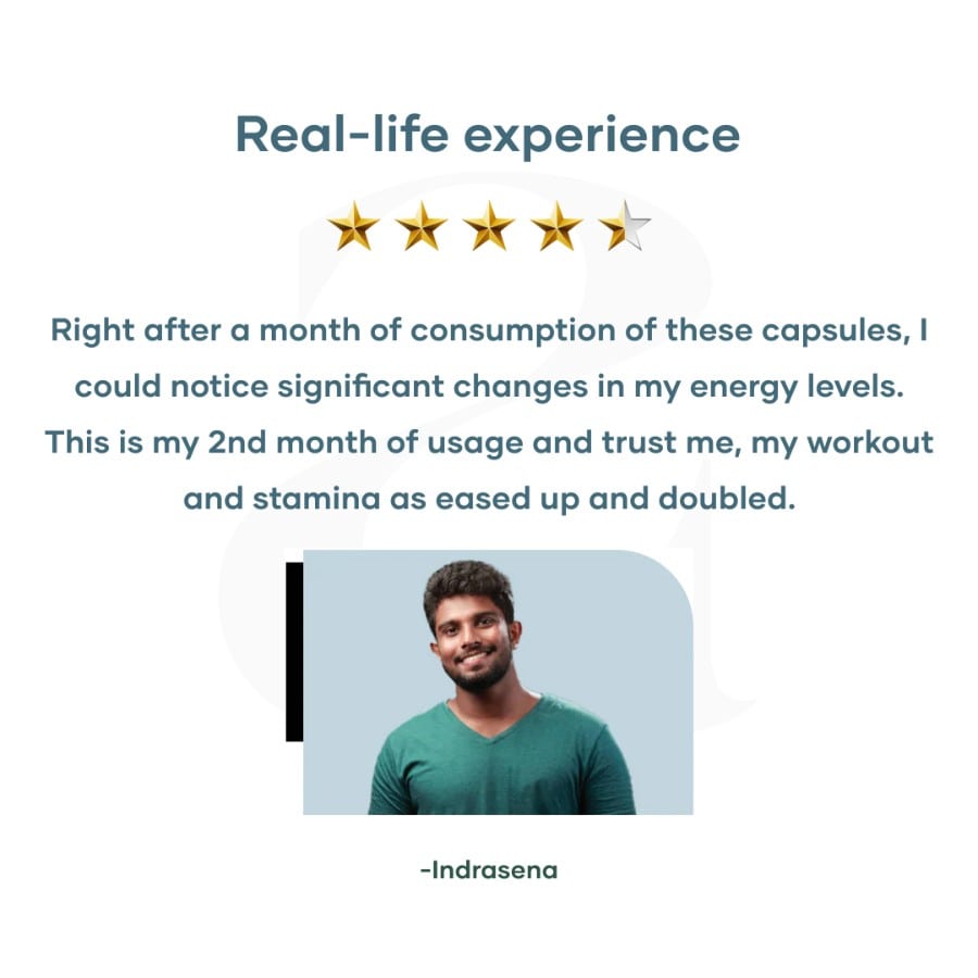 Natural Testo Booster - Shilajit, Ashwagandha, Safed Musli, Gokshura