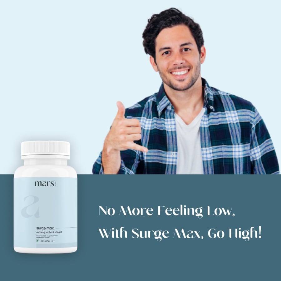 Natural Testo Booster - Shilajit, Ashwagandha, Safed Musli, Gokshura