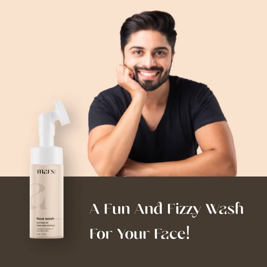 Foaming Face Wash with Exfoliating Brush