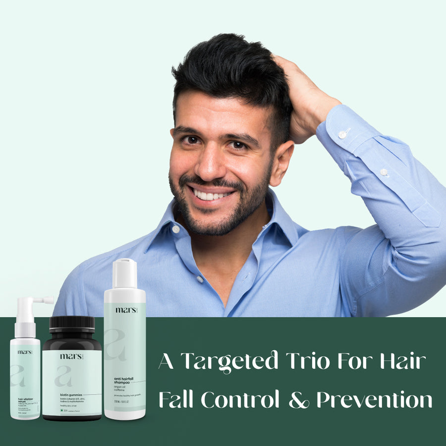 Hair Fall Defense Combo - Combat Male Pattern Baldness & Alopecia