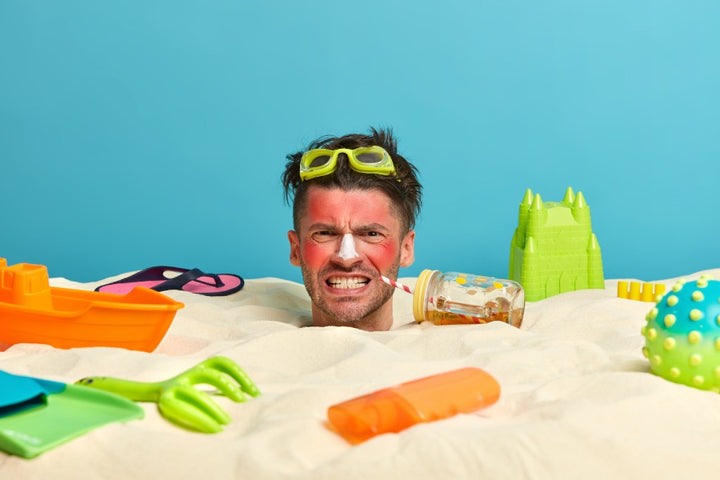 Ways to Remove Tan from Hands | tan man | tanning | man taking sun bath
