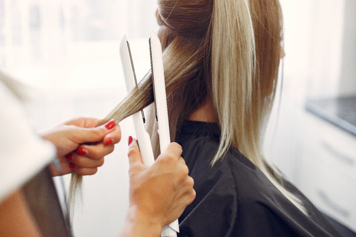 Using hair styling tools frequently can damage hair to a large extent.