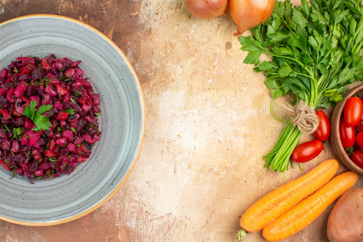 Beetroots and carrots for glowing skin