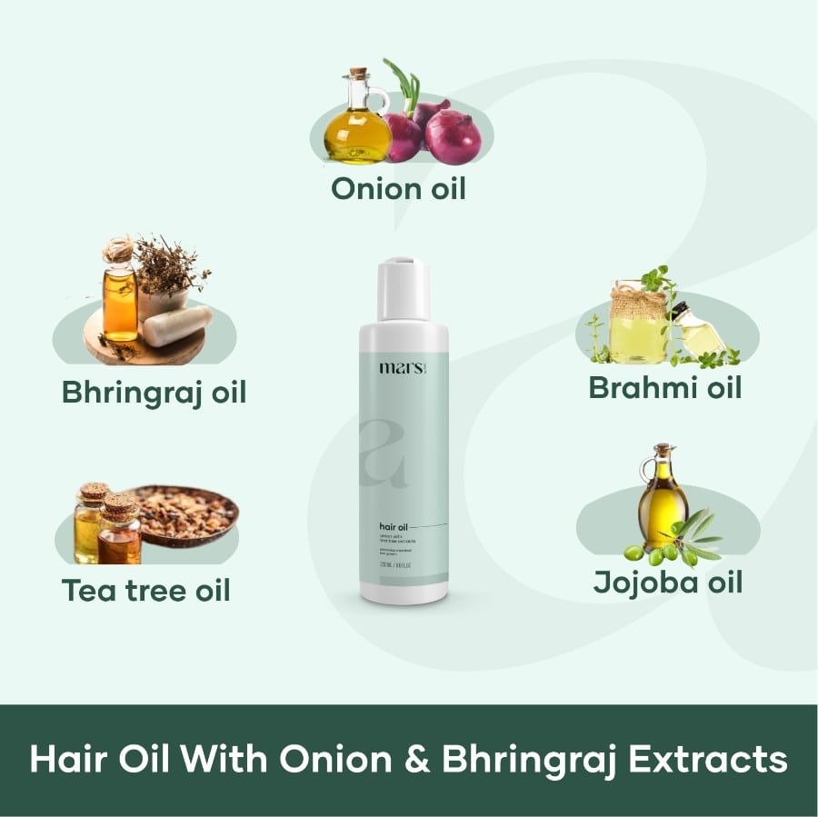 Hair Oil with Onion & Bhringraj Extracts