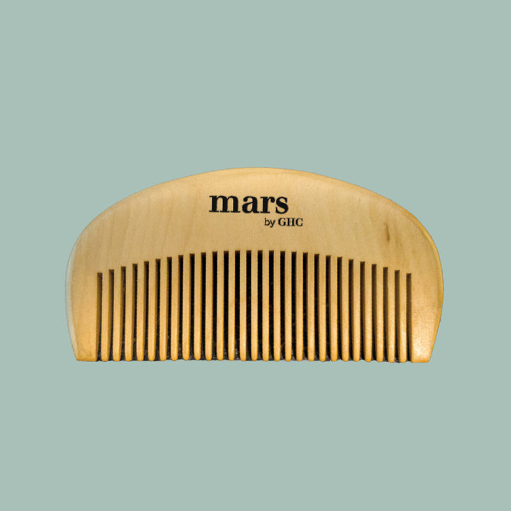 Wooden Beard Comb by Mars