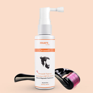 Beard Growth Combo (Minoxidil topical Solution USP 5% +Derma Roller)