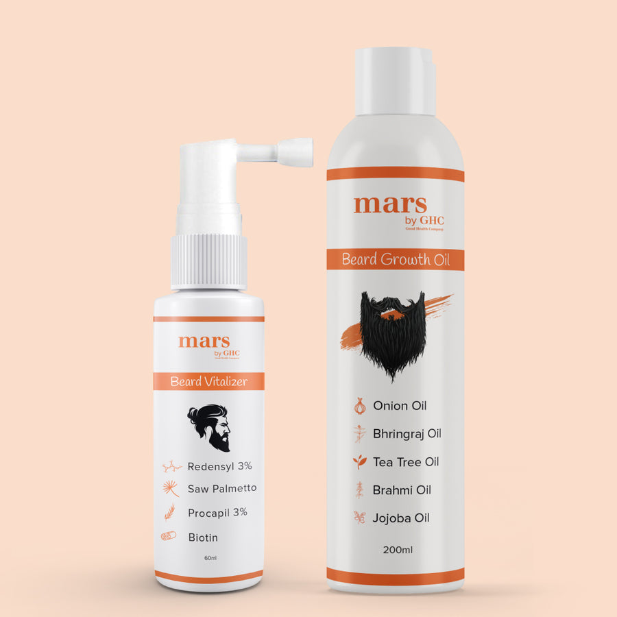 Beard Nourishing kit (Beard Vitalizer+Beard Growth Oil)